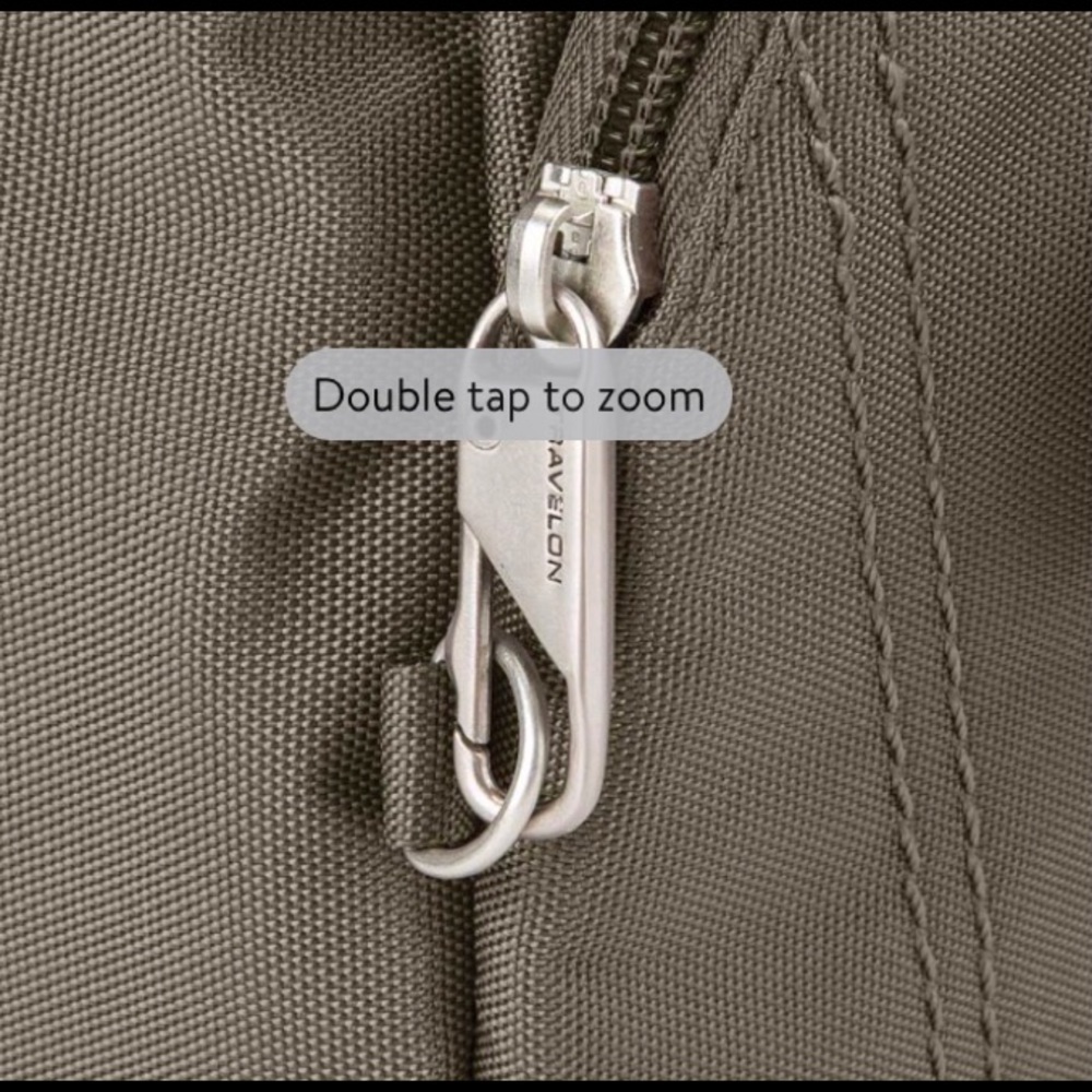 Travelon Anti-Theft Classic Essential Messenger Bag Nutmeg - Picture 3 of 5